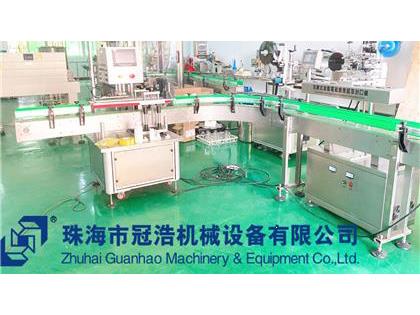 旋蓋機(jī)，鋁箔封口機(jī)，貼標(biāo)機(jī)，噴碼機(jī)，整套生產(chǎn)線已完成生產(chǎn)送貨至客戶公司